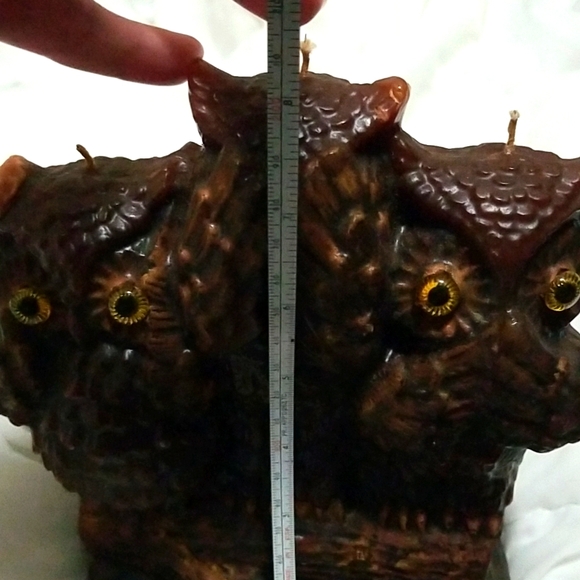 🇺🇦 E Big Beautiful Owl Candle – Unique Home Decor Statement Piece - Picture 6 of 7